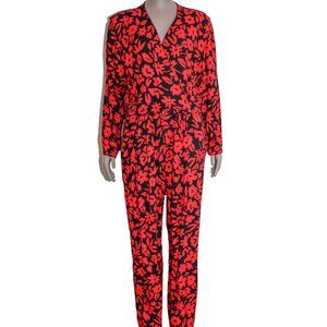 Floral Long Sleeve Jumpsuit Womens Boho One-Piece Outfit Casual Chic Romper‎ 14